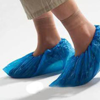 蓝色聚丙烯鞋套