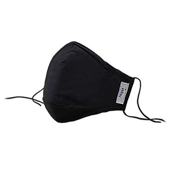 3M 舒适口罩L酷黑 男士口罩透气舒适防寒保暖双效防尘